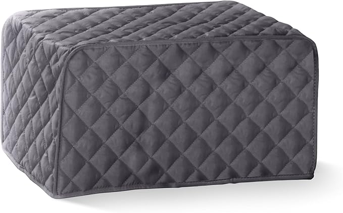 Covermates Keepsakes Rectangular Appliance Cover – Quilted Kitchen Appliance Cover for Countertop Storage – Dust Protection – Stain Resistant – Washable – Slip-On Appliance Design, Slate