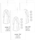 Clothing Vacuum Storage Bags, 3 Pack Hanging Vacuum Storage Bags for Coats Clear Space-Saving Closet organizers Compression Bulky Garments, 53x28 inch..