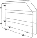 Rev-A-Shelf 12" Bakeware and Tray Divider for Wall/Base Cabinets, Baking & Cookie Sheet Organizer, Min Opening Width of 3", Chrome, 597-12CR-2-1