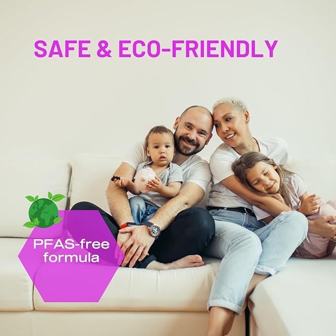 Nasiol HomeTex, Home Textile Nano Protection, Fabric Guard, Upholstery Stain Protector, PFAS Free Formula 17 fl. oz