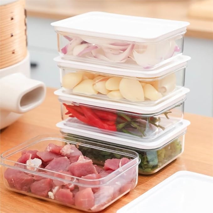 Food Storage Container Refrigerator Sealed Storage Box Kitchen Vegetable Preparation Box Preservation Box Food Storage Containers Kitchen Refrigerator Food Organizer