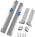 1 Pair Universal Soft Close Drawer Adapters, Heavy Duty Furniture Cabinet Damper for Metal Wood Drawers, Full Extension Slide Add-On Retrofit Buffers