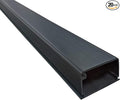 Electriduct 2150 Series Latching Cable Raceway - 2" x 1.5" Channel Size - Case of 20 Sticks - 58 Inch Long (96.67 Feet Total) - Black