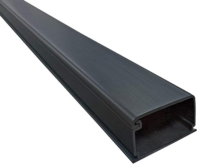 Electriduct 2150 Series Latching Cable Raceway - 2" x 1.5" Channel Size - 5 Sticks - 5 Feet Long (25 Feet Total) - Black
