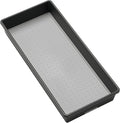 Madesmart Plastic Multipurpose Storage Organizer Bin for Drawers, Low-Profile Storage Bin Drawer Organizer, Granite