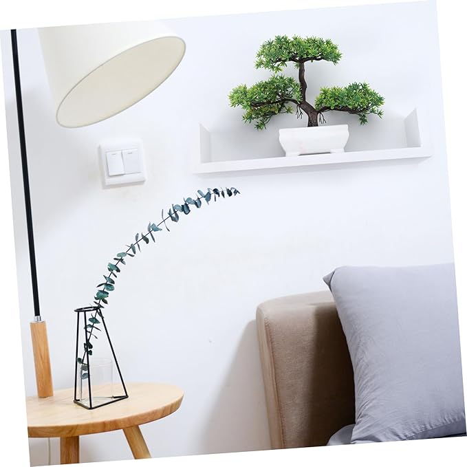 Cabilock 3pcs Capacity Wall Storage Rack Mountable Shelves for Bedroom Rustic Wall Organizers