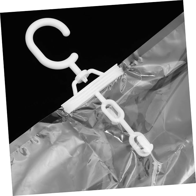 2pcs Hanging Vacuum Storage Bags for Clothes Space Saver Compression Bags Waterproof Vacuum Sealing for Travel