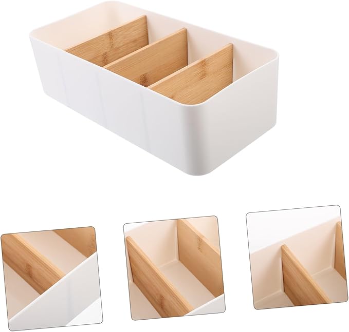 STOBAZA Box Creative Detachable Table Organizer Sturdy and Design Space-saving for Home Office Organization Elegant Minimalist Style