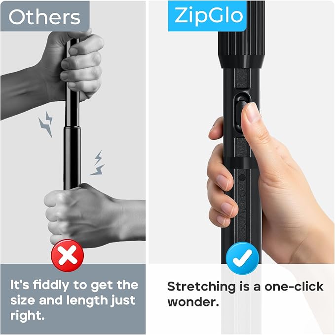 Black Tension Curtain Rod 41-166In(4-14Ft), Extra Long Outdoor Curtain Rod No Drilling for Window or Bathroom Patio, Adjustable Heavy Duty Shower Rod,Rod Diameter 1.26In-One-bond stretching