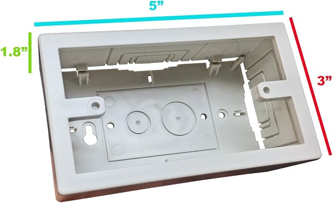 Electriduct 500 Series Raceway Accessory Single Junction Box (Beige)