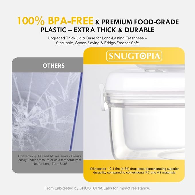 8Pcs Vacuum Seal Food Storage Containers, BPA-Free, 5X Longer Freshness, Leakproof Organizers, Ideal for Fruits, Veggies, Leftovers, Dishwasher Safe, Kitchen, Outdoor (8)