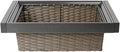 Pull-out Clothes Storage Basket,Stackable Shelf Baskets Organizer,Stackable Storage Bins,for Wardrobe and Closet Drawer in Bedroom Office(Black,33.85-35.82in)