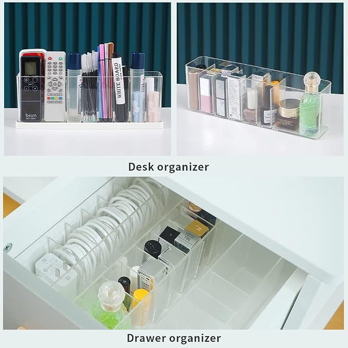 Charger Cable Cord Storage Organizer Box - Easy Storage Without Cable Ties - 2 Pack With Lid