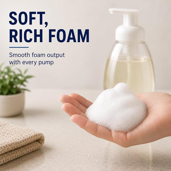 Bar5F Foaming Soap Dispenser for Castile & Liquid Hand Soap, 8.5 oz | Rich Foaming Action—Creates foam from liquid soap while helping reduce soap use
