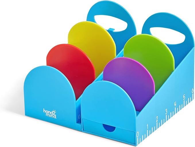 Hand2Mind Junior Flexible Modular Desk Organizer - Top Organizer with Pencil Holder, Teacher & School Supplies