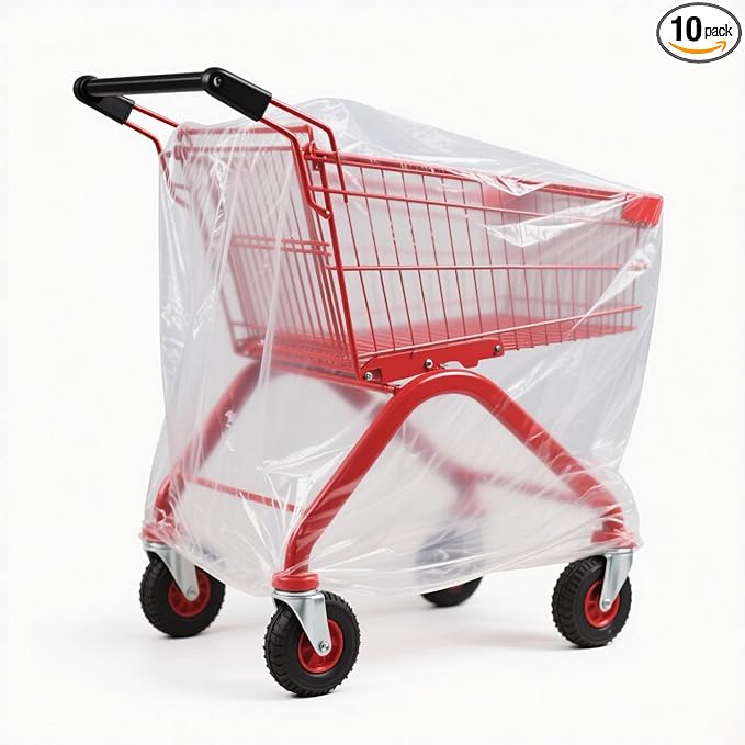 40x60 Inches Clear Giant Storage Bags Clear Appliance Storage Bags Perfect for Moistureproof, Dustproof, Luggage, Suitcase, Big Toys, Moving and More (10 pack)