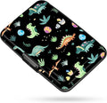 Credit Card Holder RFID Aluminum card case Dinosaurs mini Wallet Women Men | ABS Business ID Case,Hard Case Large Capacity 6 Slots, Waterproof Durable ，Secure Closure Slim Small Credit Card Protector