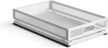 Gralara Pull-out Storage Basket Mesh Storage Basket Rounded Corners for Kitchen, Extended Model 50cm Long 35cm Wide With Slide Rail, Small