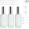 YU FENG 3 Pack 100ml/3.4 Oz Glass Perfume Bottles, Refillable Atomizer | Value Pack, Clear Glass Bottle, Fine Mist Sprayer, Leak Resistant Design, Great For Perfume, Essential Oils And Travel