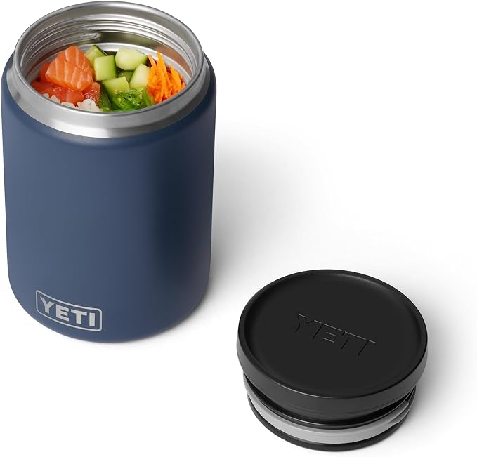 YETI Rambler 24 oz Food Jar, Vacuum Insulated, Stainless Steel, With Airtight Lid, Rescue Red
