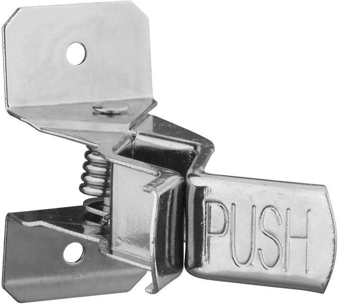 Heavy Duty Metal Gaint Spring Grip Clamp Tool Hanger Wall Orgainzer for Garage Closet Brooms and Mops Wall Mount Holder (Pack of 10)