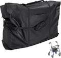 Rollator Travel Bag - Waterproof Wheelchair Bag for Folding Walker Compact Wheelchair Transport Chair Portable Large Duffel Bag Carry Case for Car and Airplane TSA Traveling,45" Lx15"Wx39"H