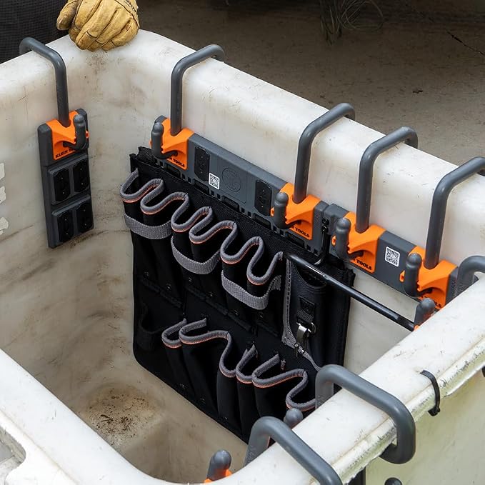 KLEIN TOOLS BC312 Lineman S-Hook, Made in USA, for Utility Buckets with 3-Inch Lip, Connects to All Bucket Work Center S-Hook Modules