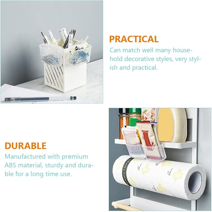 Garneck 20pcs Refrigerator Side Organizer for Sauce Bags Compact Fridge Storage Box for Seasoning Easy Access Condiment Holder Stylish Kitchen