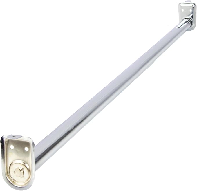 Adjustable Closet Rod, Steel 65 Inch to 120 Inch, Polished Chrome – Design House, 206060