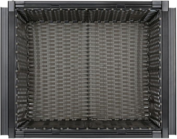 Pull Out Drawer Organizer Containers,Rattan Stackable Basket Storage Rack,Slide Out Pantry Shelves,Can Store Office Supplies Clothes and Tableware(23.62-27.55in)