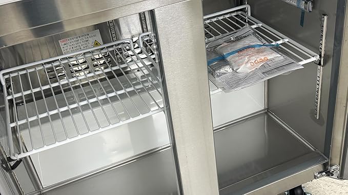 Commercial Undercounter Freezer, ETL Stainless Steel 36" W 8 cu.ft.. -8°F to 0°F 0976