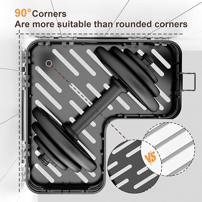 Getsrichfc Large Capacity Shower Caddy, Heavy-Duty Adhesive Shower Organizers with Custom Aesthetic Design Soap, No Drilling Corner Shower Shelves, 5 Hooks for Bathroom Accessories - 3 Pack