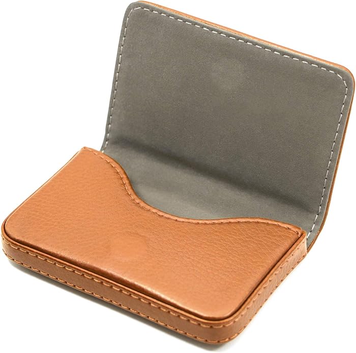 Padike Business Name Card Holder Luxury PU Leather,Business Name Card Holder Wallet Credit card ID Case/Holder For Men & Women - Keep Your Business Cards Clean