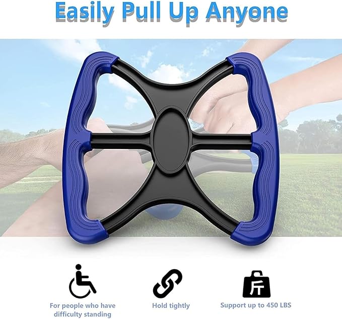Lift Assists Standing Aid,Lift Assist Handicap Bar with None Slip Grip Handles Bariatric, Disabled, Paramedic, Therapist, Nurse Elderly Liberty Lift Handle.