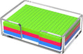 Sticky Note Holder, Crystal Clear Acrylic Notepad Holder 4x6 in Self-Stick Note Dispenser Office Desk Accessories, Memo Pad Holder Organizer for Classroom School Supplies