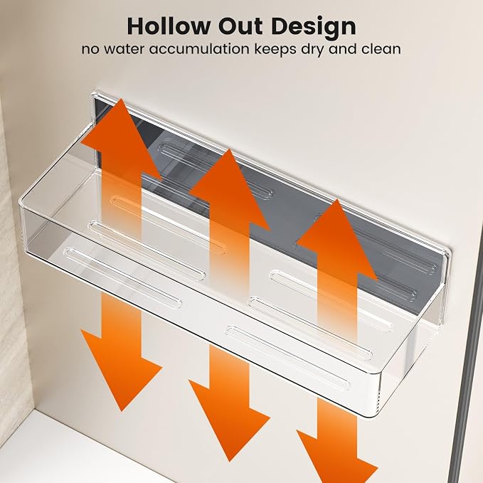 Mystozer Magnetic Spice Rack for Refrigerator,4 Pack Magnetic Shelf,Fridge Magnet Organizer with Paper Towel Holder and Utensils Racks,Fridge Organizers and Storage Clear(4 Pack)