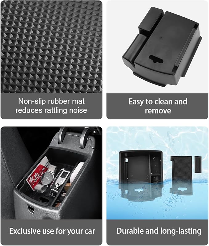 CDEFG for 2025 2026 Hyundai Venue Center Console Organizer Tray for Hyundai Venue 2020-2025 2026 Accessories Middle Organizer Armrest Storage Box Arm Rest Insert Tray