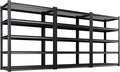 Set of 3 71"H Garage Shelving-3000LBS 5 Tier Storage Shelves,Adjustable Heavy Duty Metal Shelving Unit and Storage Large Wire Rack,Utility Steel Shelf For Shop Warehouse Industrial Pantry 71"x35"x16"