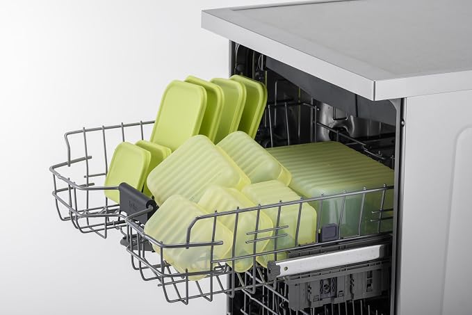 LocknLock Fresh-Block Plastic Food Storage Container | Produce Storage Containers for Fridge | Vegetable & Fruit Storage Containers for Fridge, Airtight Storage, Microwave & Dishwasher Safe 330ml