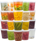 Dealusy 50 Set 32 oz Deli Containers with Lids, Leak-Proof BPA Free Plastic Take Out Bowls, Food Storage Containers for Takeout Meal Prep Storage, Freezer, Microwave & Dishwasher Safe