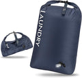 Travel Laundry Bag, Vacuum Compression Dirty Clothes Travel Bag, Waterproof Wet/Dry Space-Saving Laundry Storage Organizer, Smell Proof Storage Bag for Clothing, Swimming, Yoga, Gym, Camping