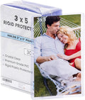 30 Toploaders Display Zone 3x5 Index Card Sleeves Plastic Protector Holders | Clear Rigid Hard Top Loader for Flashcards, Notecards, Recipes