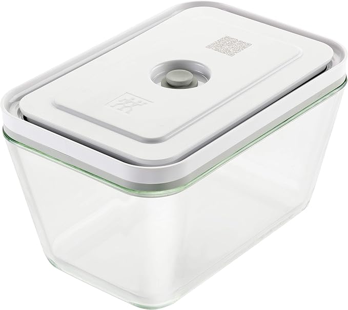Zwilling 36803-300 Fresh & Save Vacuum Glass Container, Large Size, Vacuum, Hermetically Sealing, Heat Resistant Glass, Storage Container, Fresh & Save