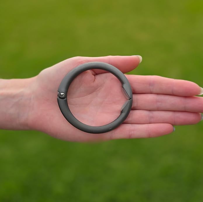 Clipa Bag Hanger Collection, The Ring that Opens into a Hook, Auto Closes | Holds 15 kg, Needs only 10mm to Hang a Hand Bag, Easy to Use with One Hand, The Instant Bag Hanger, 3 yr Warranty