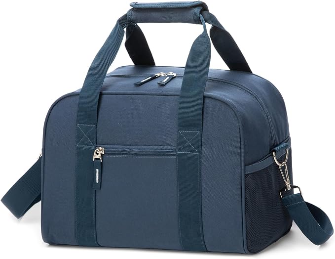 SeaRock 14 inch Small Gym Bag for Men & Women, Mini Duffle Bag for Travel Sports, Lightweight Carry On Duffel Bag, Navy Blue