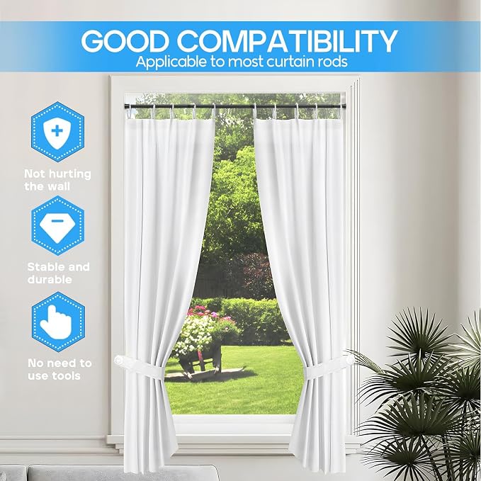 4 Pack Spring Tension Rods 28-45IN, 5/8 Inch Diameter Black No Drill Spring Loaded Adjustable Extendable, Small Short Tension Curtain Rod for Windows Kitchen Doorway Closet Cupboard