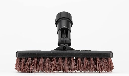 Carlisle FoodService Products 36531027 Swivel Scrub Plastic Block Power Scrub Floor Brush, Nylon Grit Bristles, 8" Length x 3-1/2" Width, 15/16" Bristle Trim, Rust (Pack of 12)