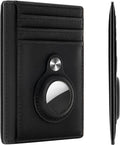 Slim Minimalist Front Pocket Air Tag Wallet, RFID Blocking Card Holder Wallet with Airtag Holder