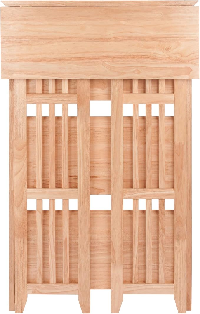 Winsome Mission Beech Wood 4-Tier Shelf, Natural