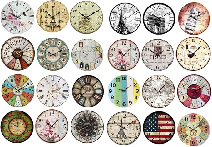 Seasonstorm Vintage Clock Dial Aesthetic Happy Planner Diary Journal Stationery Scrapbooking Stickers Travel Art Supplies
